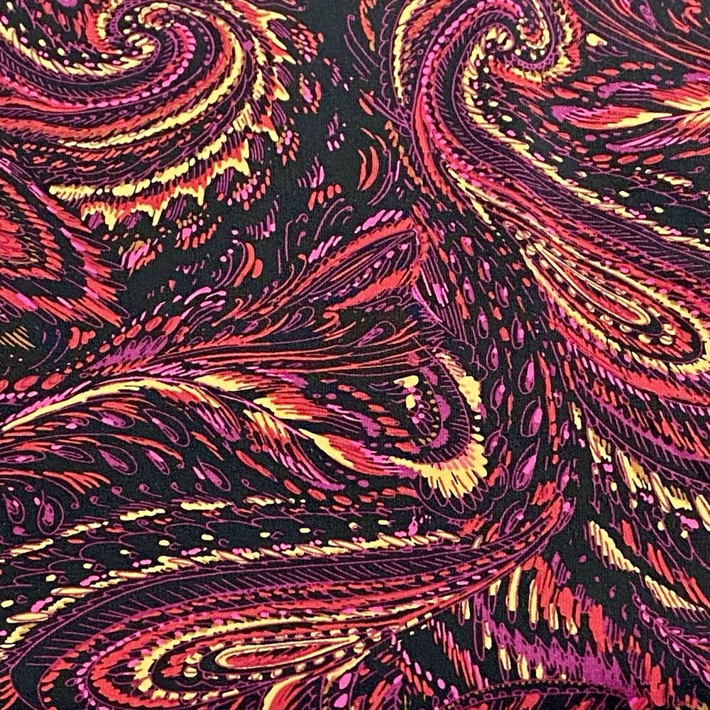 Catherines Button-Up Tunic Top Blouse 4x Red Mult… - image 5